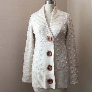 Anthropologie Charlie & Robin Bubbling Up Cardigan Sweater